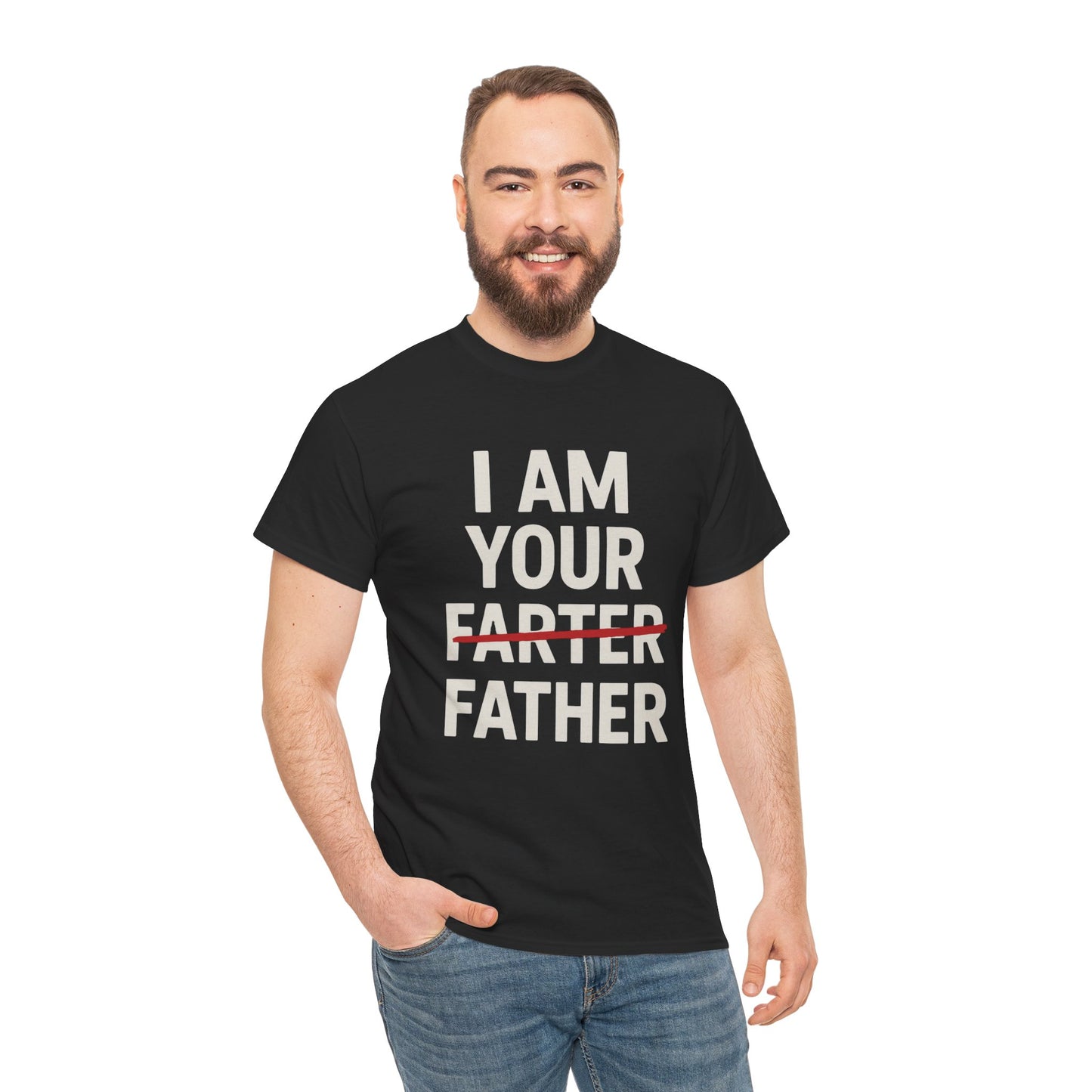 I Am Your Farter Funny Unisex Heavy Cotton Tee, Father's Day Gift, Casual Wear, Family Time, Birthday Present, Comfortable T-Shirt
