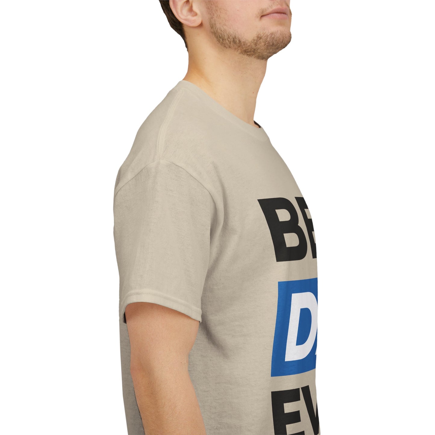 Best Dad Ever Unisex Heavy Cotton Tee, Father's Day Gift, Casual Wear, Family Time, Birthday Present, Comfortable T-Shirt