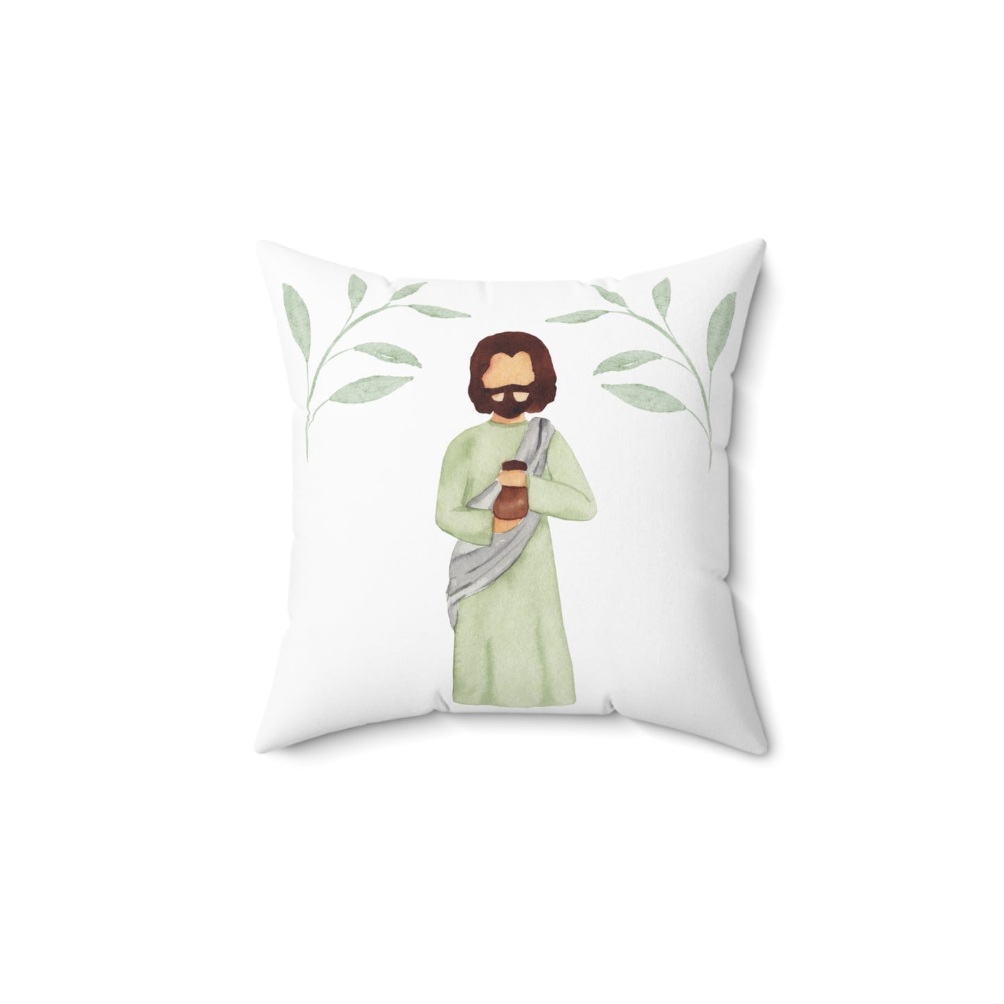 Inspirational Spiritual Decor Pillow - Blessed with Herbal Vibes