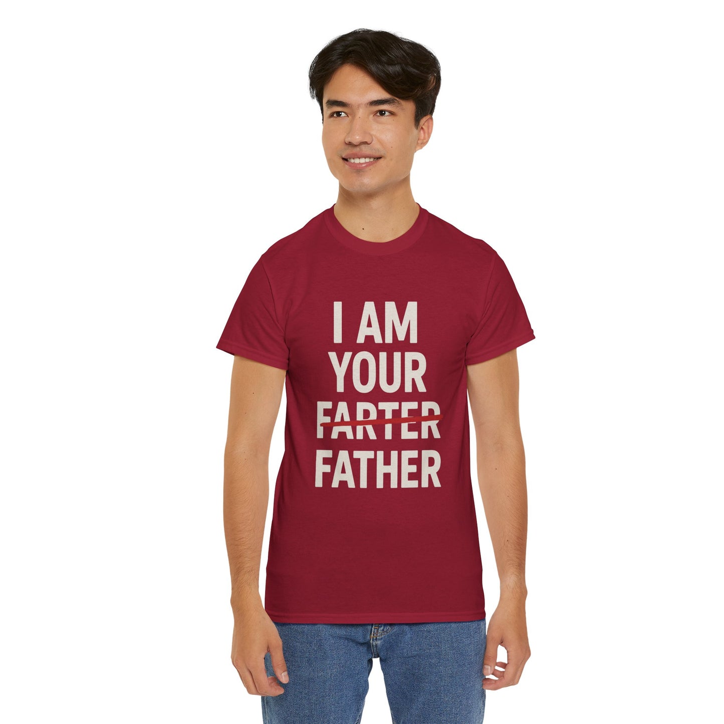 I Am Your Farter Funny Unisex Heavy Cotton Tee, Father's Day Gift, Casual Wear, Family Time, Birthday Present, Comfortable T-Shirt