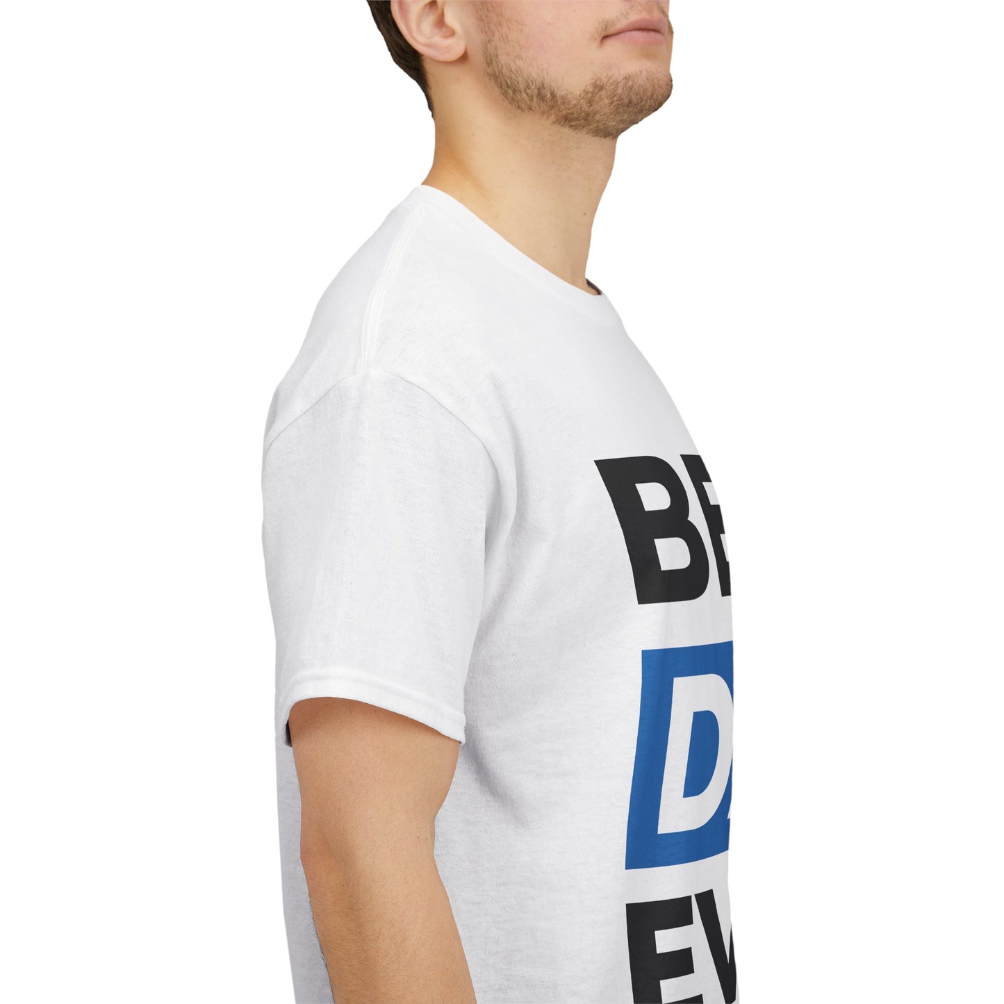 Best Dad Ever Unisex Heavy Cotton Tee, Father's Day Gift, Casual Wear, Family Time, Birthday Present, Comfortable T-Shirt