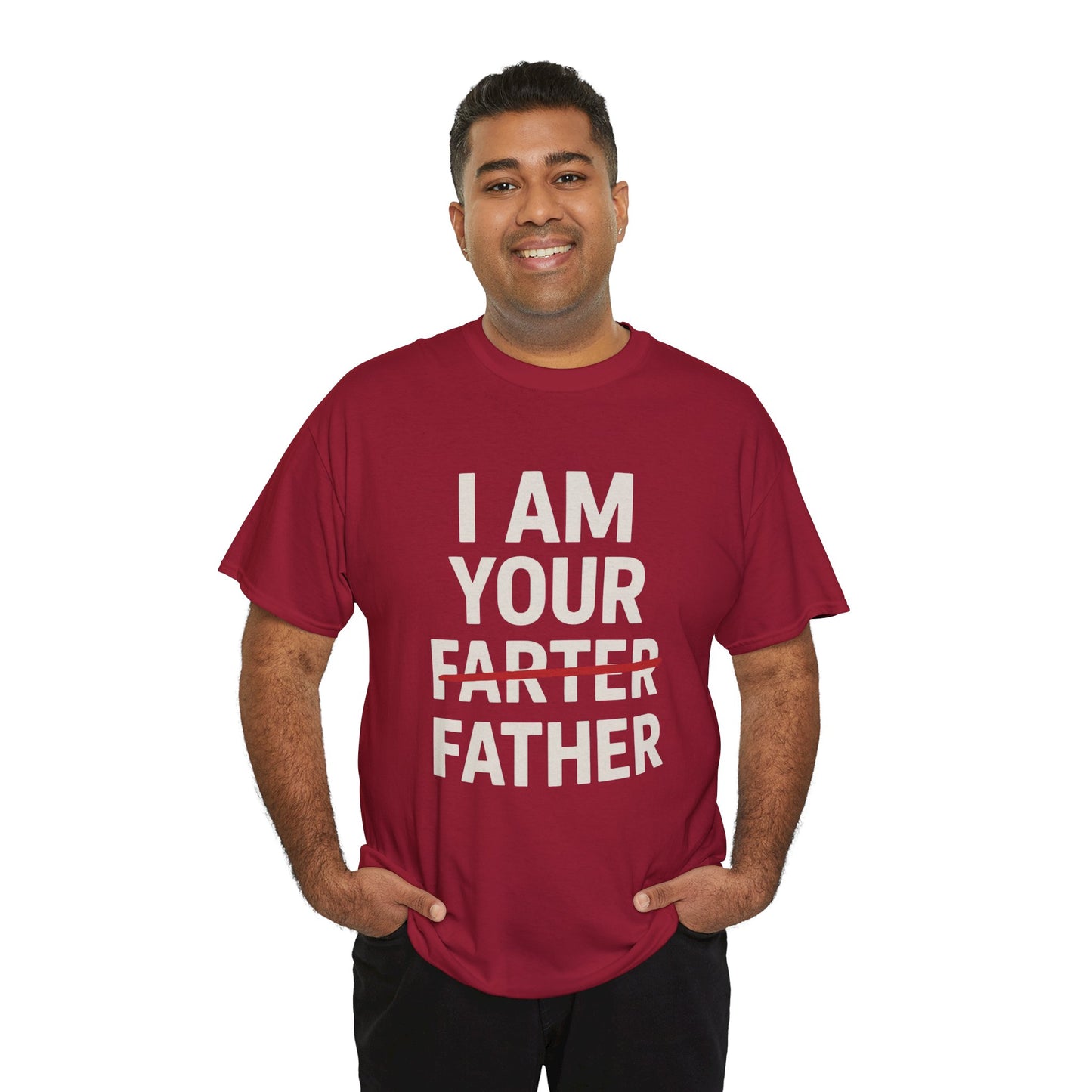 I Am Your Farter Funny Unisex Heavy Cotton Tee, Father's Day Gift, Casual Wear, Family Time, Birthday Present, Comfortable T-Shirt