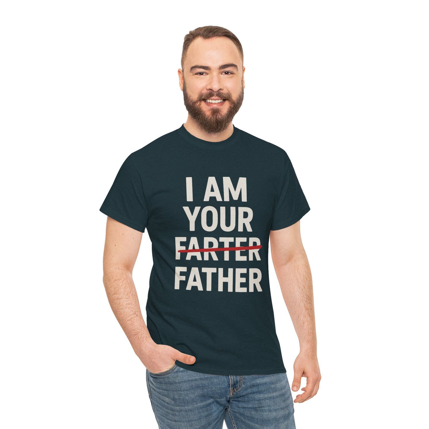 I Am Your Farter Funny Unisex Heavy Cotton Tee, Father's Day Gift, Casual Wear, Family Time, Birthday Present, Comfortable T-Shirt