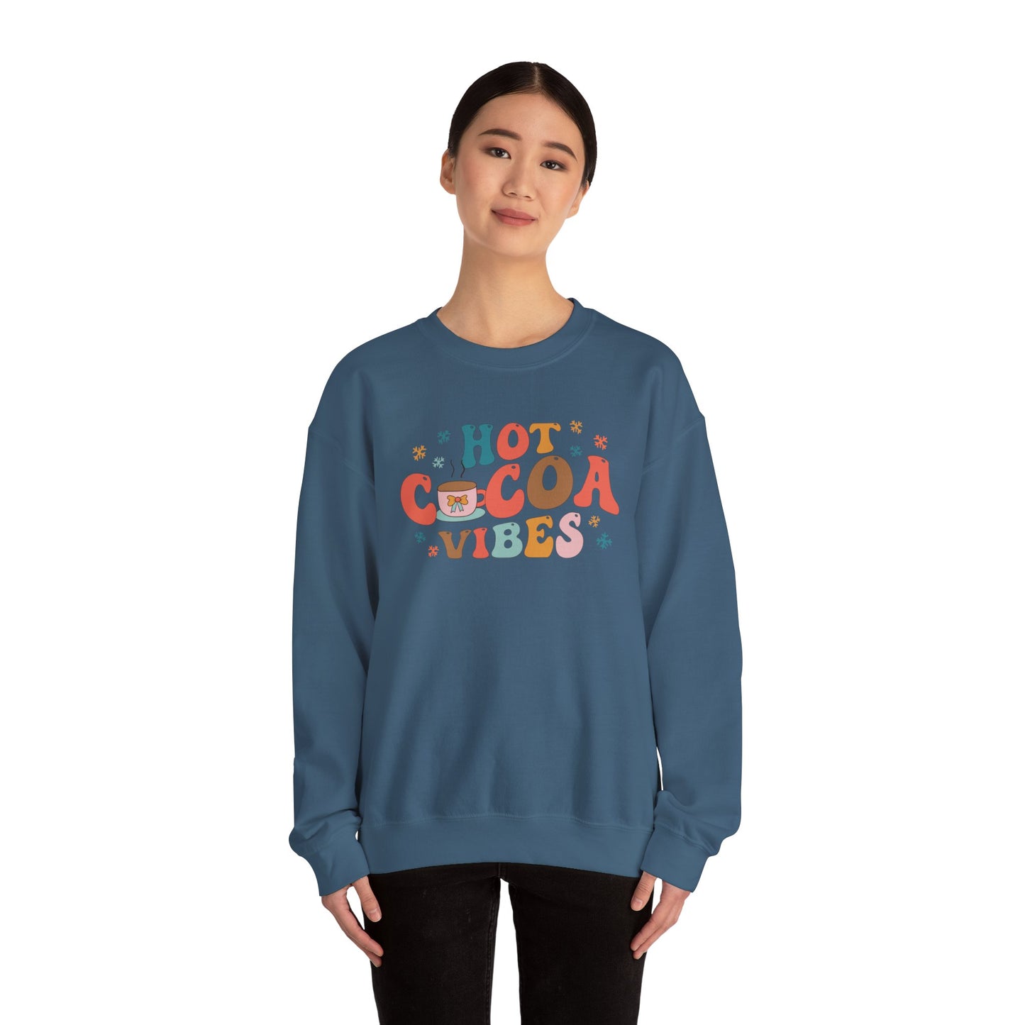 "Hot Cocoa vibes" Sweatshirt for Christmas!