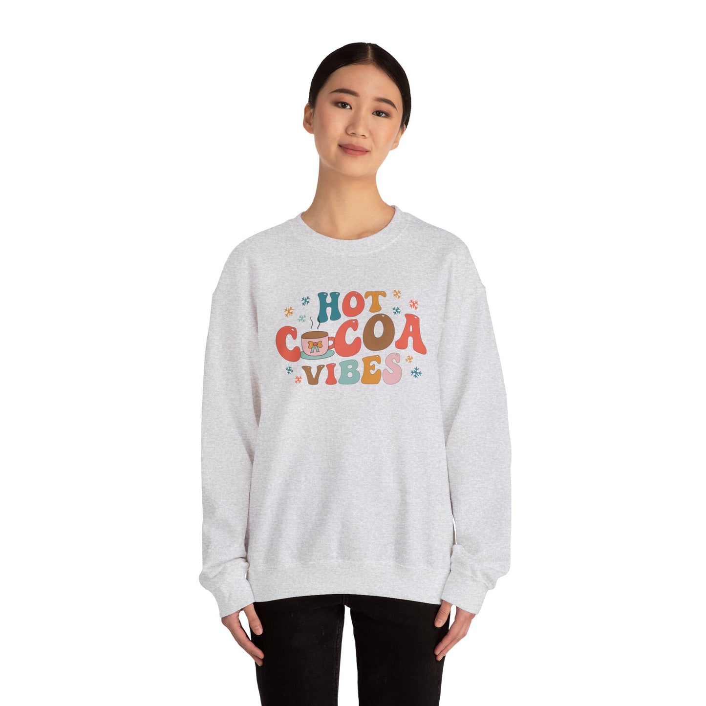 "Hot Cocoa vibes" Sweatshirt for Christmas!