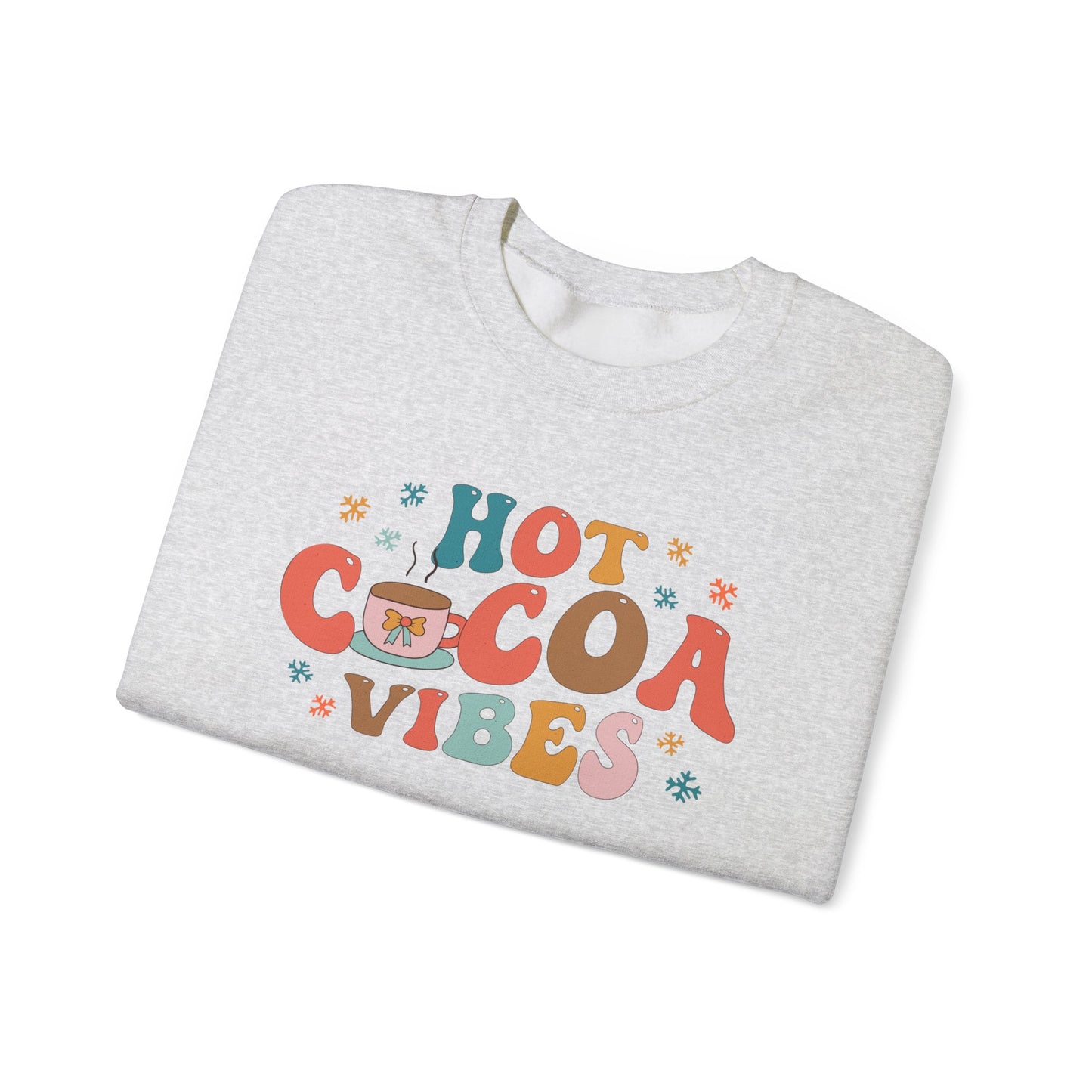 "Hot Cocoa vibes" Sweatshirt for Christmas!