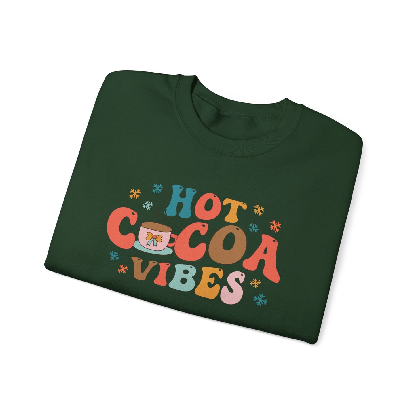 "Hot Cocoa vibes" Sweatshirt for Christmas!