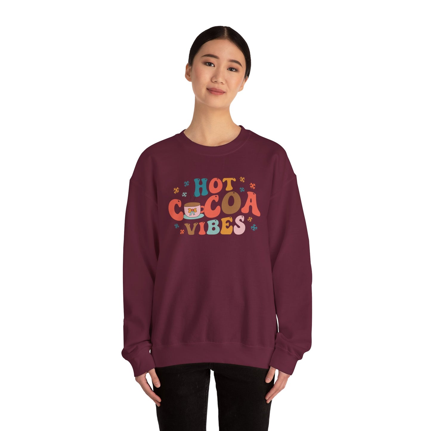 "Hot Cocoa vibes" Sweatshirt for Christmas!