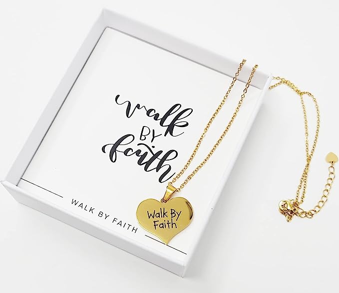 Walk By Faith Gold Necklace